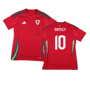 2024-2025 Wales Home Shirt (Womens) (Ramsey 10)