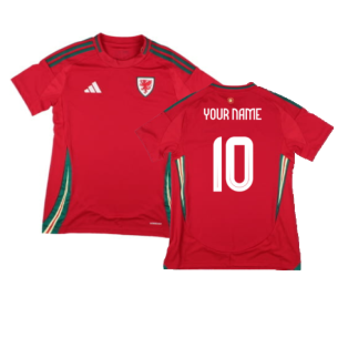 2024-2025 Wales Home Shirt (Womens) (Your Name)