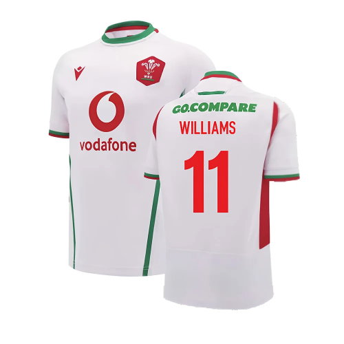2024-2025 Wales Rugby Away Replica Shirt (Williams 11)