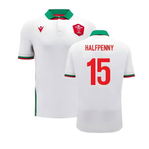 2024-2025 Wales WRU Away Cotton Rugby Shirt (Halfpenny 15)