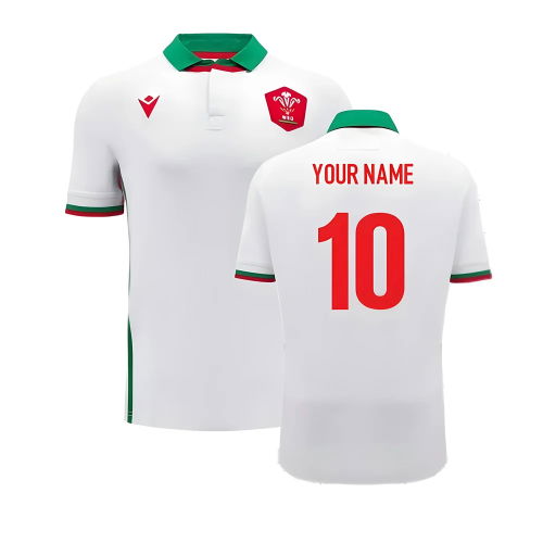 2024-2025 Wales WRU Away Cotton Rugby Shirt (Your Name)