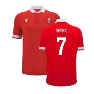 2024-2025 Wales WRU Home Cotton Rugby Shirt (Tipuric 7)