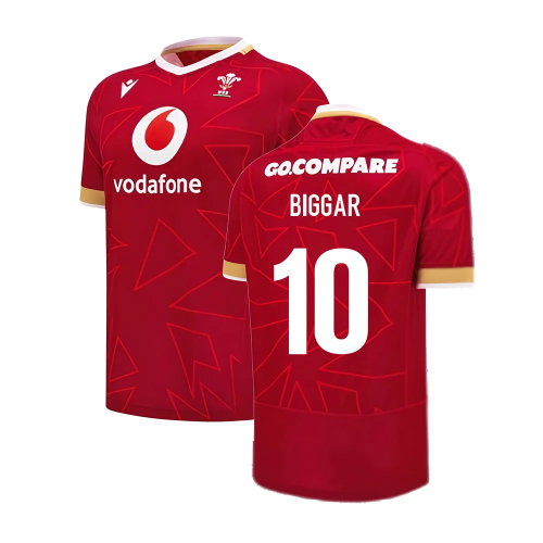 2024-2025 Wales WRU Home Pathway Poly Rugby Shirt (Biggar 10)