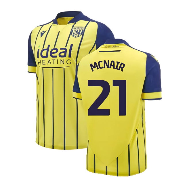 2024-2025 West Brom WBA Albion Away Shirt (McNair 21)