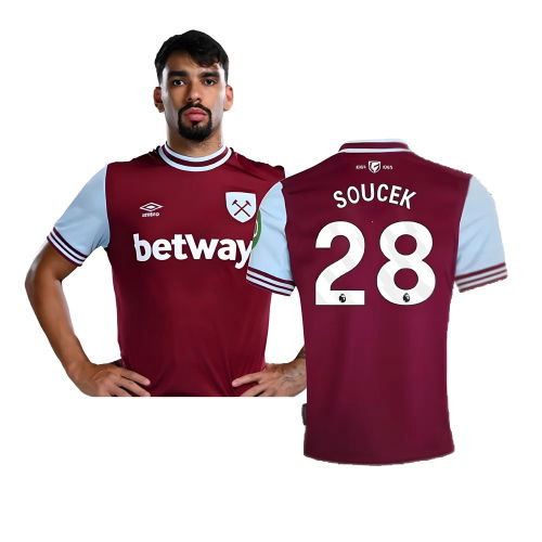 2024-2025 West Ham Home Shirt (Soucek 28)