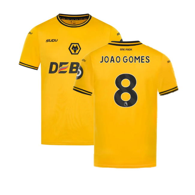 2024-2025 Wolves Home Shirt (Joao Gomes 8)