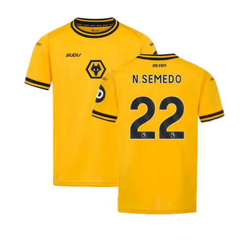 2024-2025 Wolves Home Shirt (Kids) (N.Semedo 22)