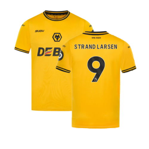 2024-2025 Wolves Home Shirt (Strand Larsen 9) 2024-2025 Wolves Home Shirt (Strand Larsen 9)