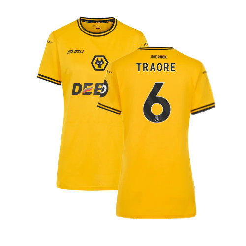 2024-2025 Wolves Home Shirt (Womens) (Traore 6) 2024-2025 Wolves Home Shirt (Womens) (Traore 6)