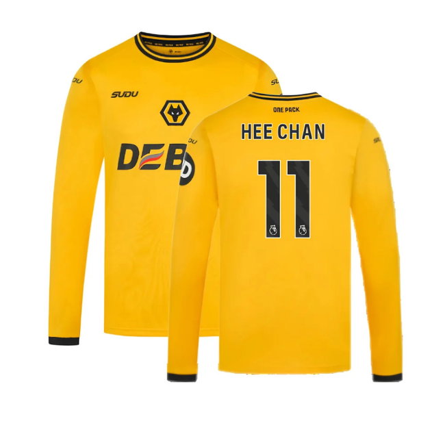 2024-2025 Wolves Long Sleeve Home Shirt (Hee Chan 11)