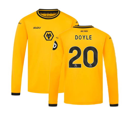 2024-2025 Wolves Long Sleeve Home Shirt (Kids) (Doyle 20)