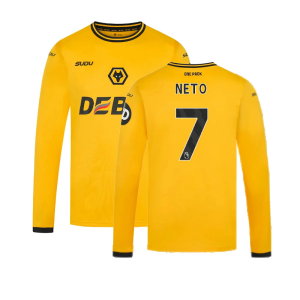 2024-2025 Wolves Long Sleeve Home Shirt (Neto 7)