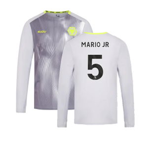 2024-2025 Wolves Players Training Long Sleeved Tee (Grey) (Mario JR 5)
