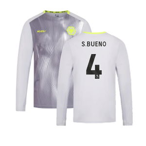 2024-2025 Wolves Players Training Long Sleeved Tee (Grey) (S.Bueno 4)