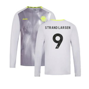 2024-2025 Wolves Players Training Long Sleeved Tee (Grey) (Strand Larsen 9)