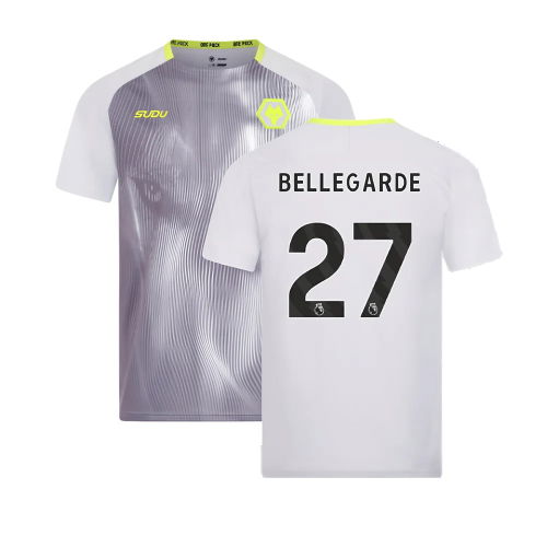 2024-2025 Wolves Players Training Shirt (Grey) (Bellegarde 27)