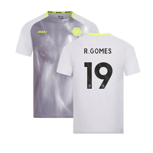 2024-2025 Wolves Players Training Shirt (Grey) (R.Gomes 19)