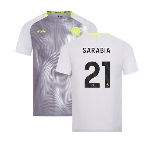 2024-2025 Wolves Players Training Shirt (Grey) (Sarabia 21)