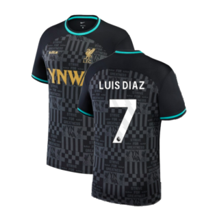 2024 LeBron x Liverpool Stadium Football Shirt (Luis Diaz 7)