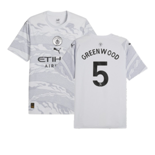 2024 Man City Year Of the Dragon Jersey (Greenwood 5)