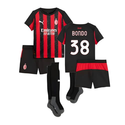 2025-2026 AC Milan Home Mini Kit (Bondo 38)