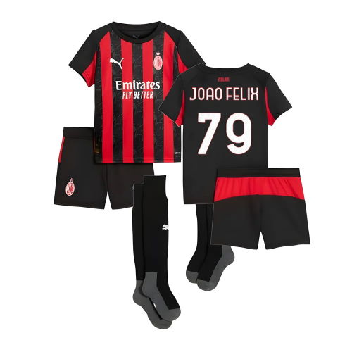 2025-2026 AC Milan Home Mini Kit (Joao Felix 79)