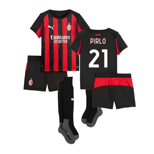 2025-2026 AC Milan Home Mini Kit (Pirlo 21)
