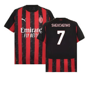 2025-2026 AC Milan Home Shirt (Shevchenko 7)