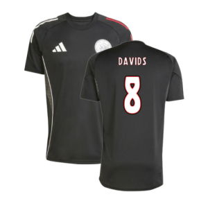 2025-2026 Ajax Training Shirt (Black) (Davids 8)