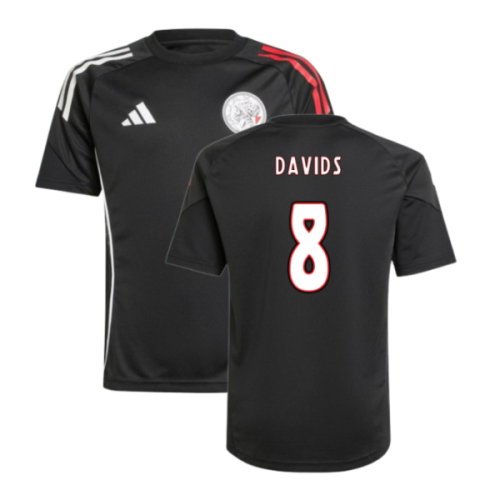 2025-2026 Ajax Training Shirt (Black) - Kids (Davids 8)