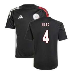 2025-2026 Ajax Training Shirt (Black) - Kids (Hato 4)