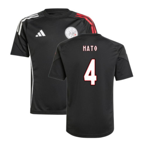 2025-2026 Ajax Training Shirt (Black) - Kids (Hato 4)