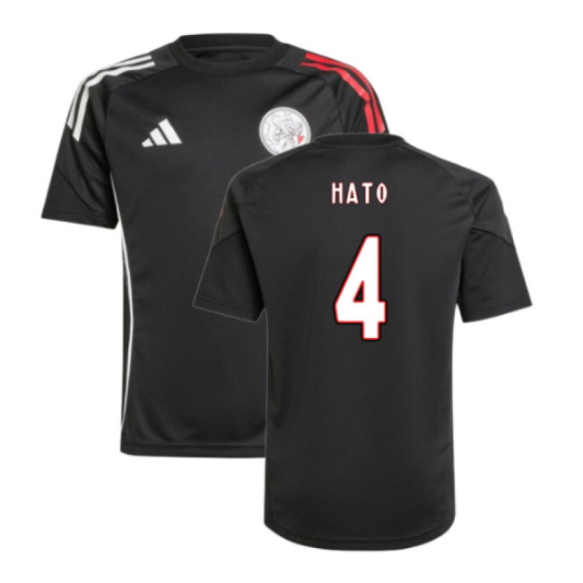 2025-2026 Ajax Training Shirt (Black) - Kids (Hato 4)