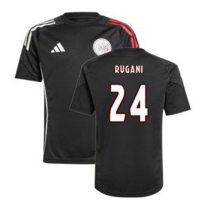 2025-2026 Ajax Training Shirt (Black) - Kids (Rugani 24)