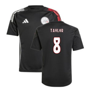 2025-2026 Ajax Training Shirt (Black) - Kids (Taylor 8)
