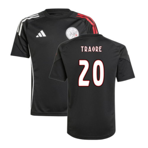 2025-2026 Ajax Training Shirt (Black) - Kids (Traore 20)