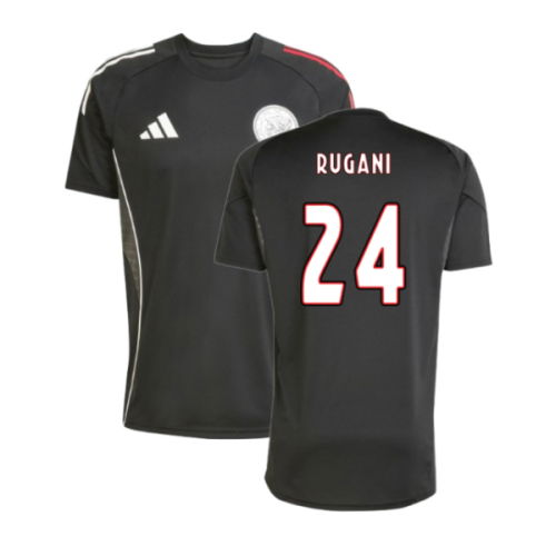 2025-2026 Ajax Training Shirt (Black) (Rugani 24)