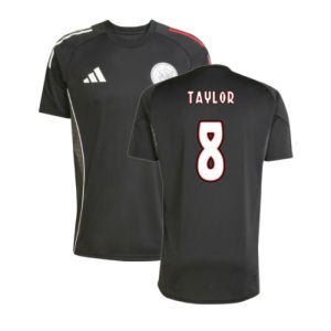 2025-2026 Ajax Training Shirt (Black) (Taylor 8)
