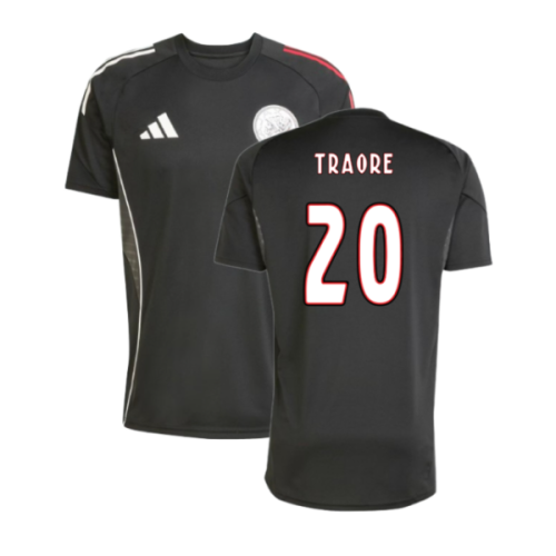 2025-2026 Ajax Training Shirt (Black) (Traore 20)
