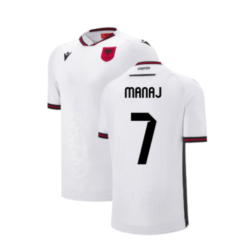 2025-2026 Albania Away Shirt (Kids) (Manaj 7)