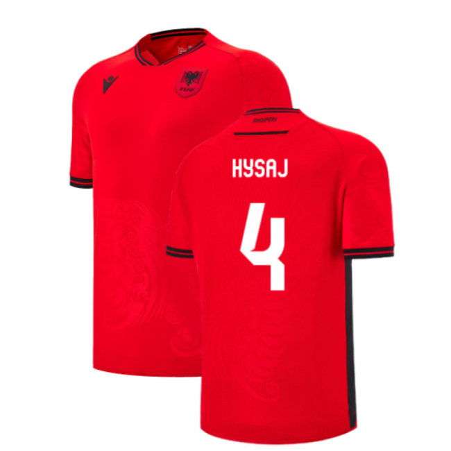 2025-2026 Albania Home Shirt (Hysaj 4)