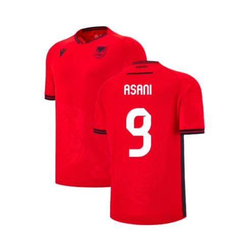 2025-2026 Albania Home Shirt (Kids) (Asani 9)