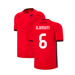 2025-2026 Albania Home Shirt (Kids) (Djimsiti 6)