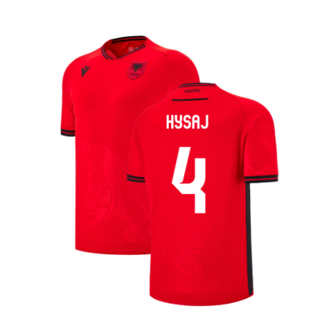 2025-2026 Albania Home Shirt (Kids) (Hysaj 4)