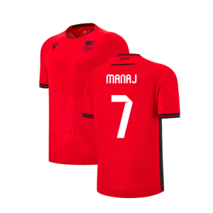 2025-2026 Albania Home Shirt (Kids) (Manaj 7)