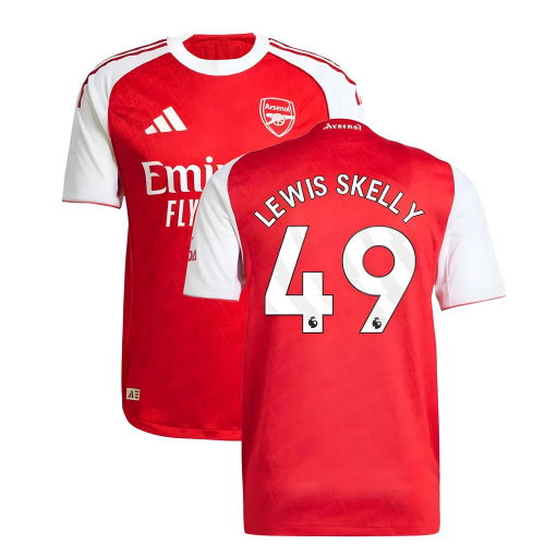 2025-2026 Arsenal Authentic Home Shirt (Lewis Skelly 49)