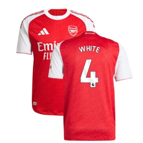 2025-2026 Arsenal Authentic Home Shirt (White 4)