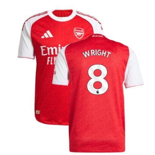 2025-2026 Arsenal Authentic Home Shirt (Wright 8)