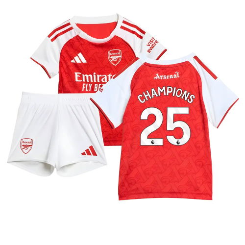 2025-2026 Arsenal Home Baby Kit (Champions 25)