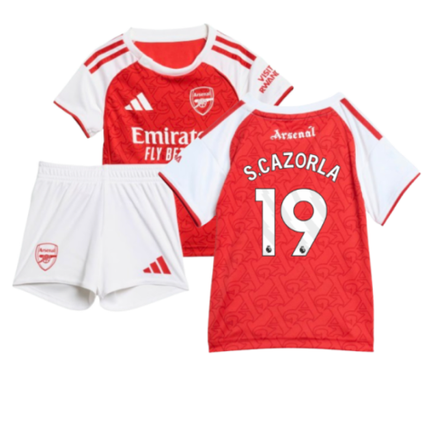 2025-2026 Arsenal Home Baby Kit (S.Cazorla 19)